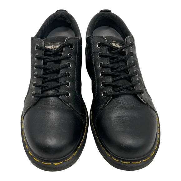 Dr. Martens Industrial Mila Black Leather Lace Up Women Shoes 8 - Picture 4 of 16